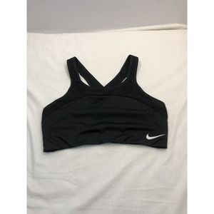 Nike Womens Dry Fit Sports Bra yoga work out Size L Black